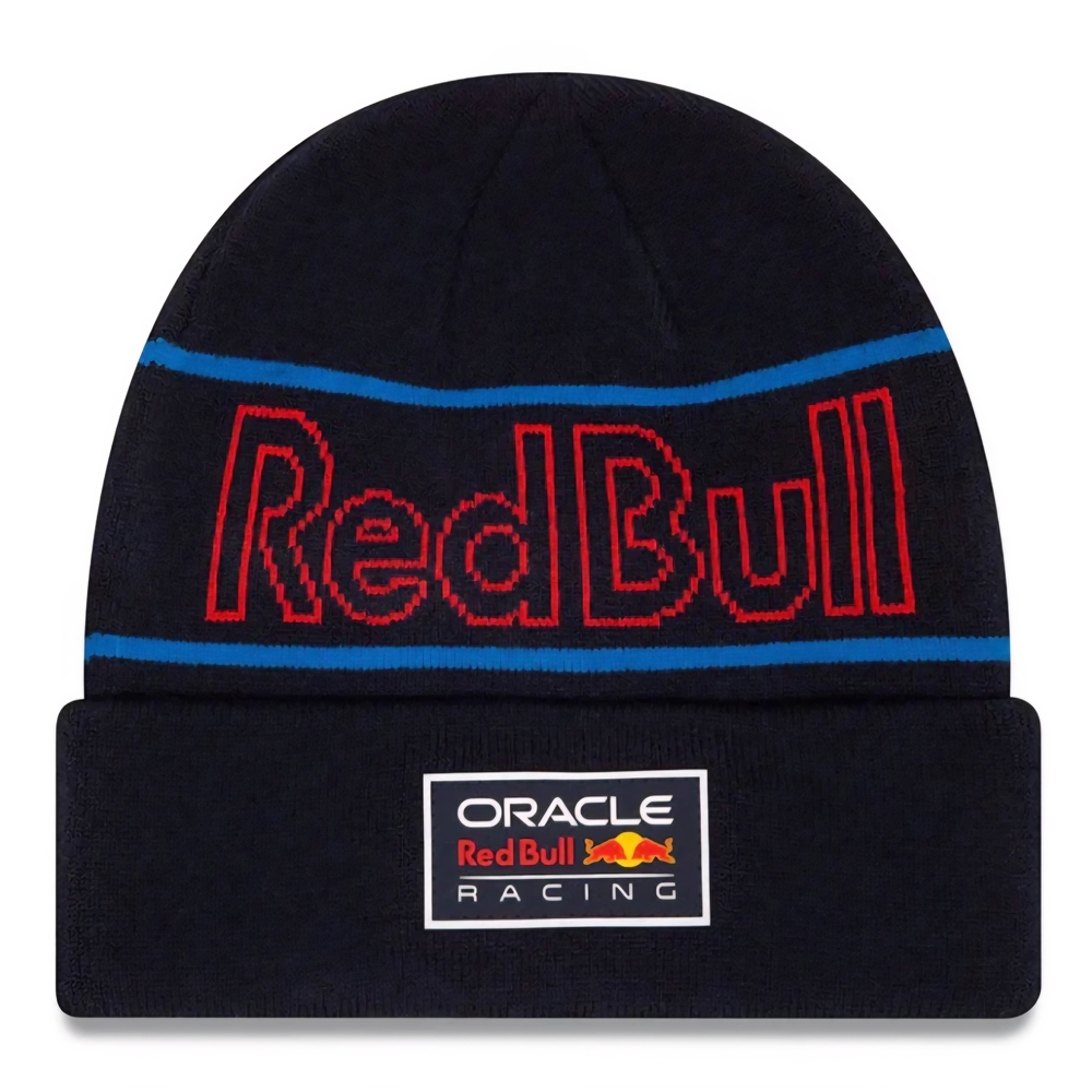 New Era Red Bull Racing Black and Blue Beanie